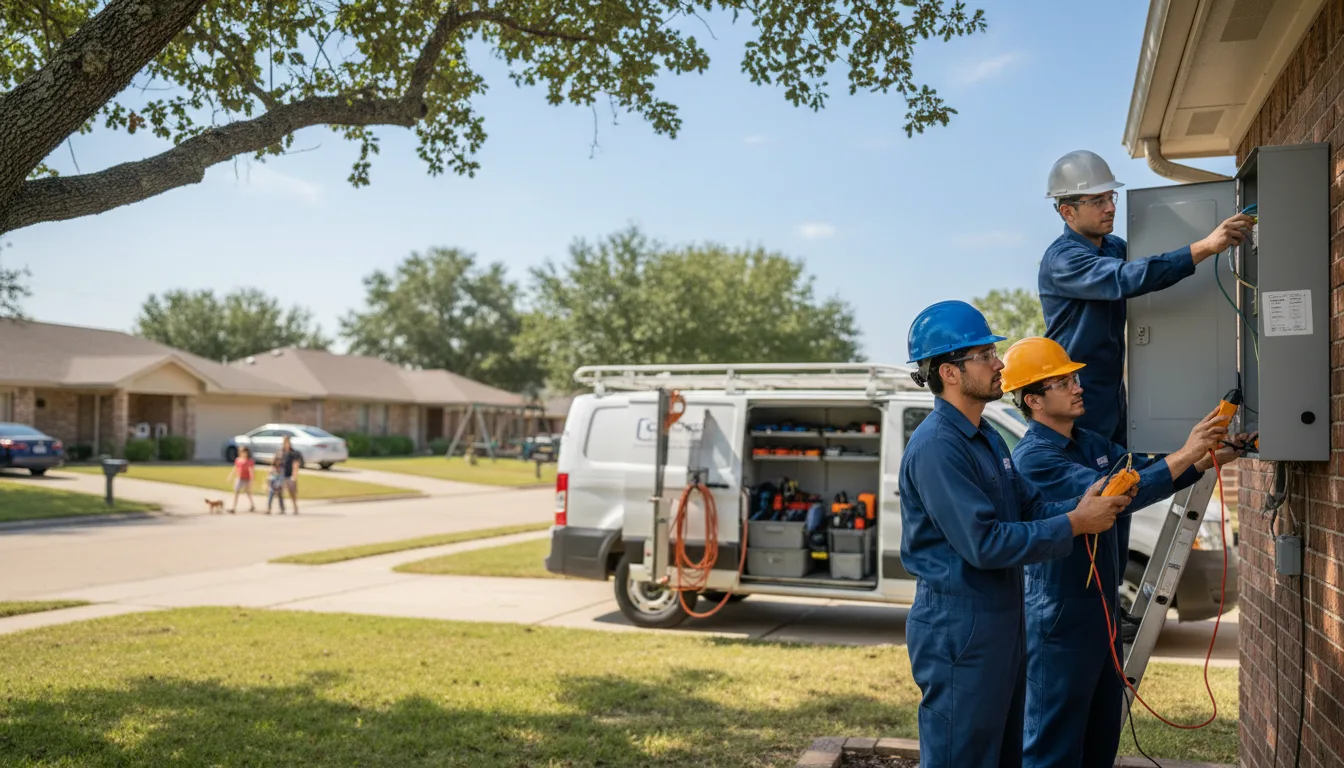 Certified electrician providing emergency electrical services in Sparta, OH